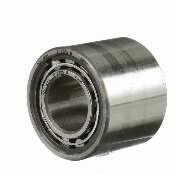 Rollway Cylindrical Bearing - Caged Roller - Straight Bore - Unsealed, E-6205-B E-6205-B;ROL - main